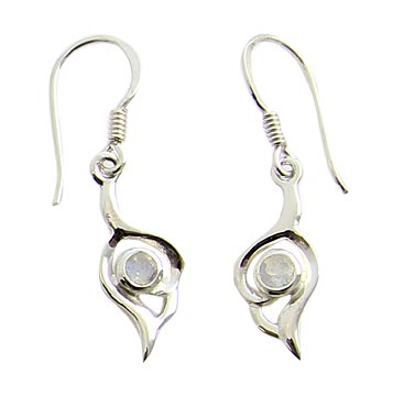 SKU 21099 - a Moonstone Earrings Jewelry Design image