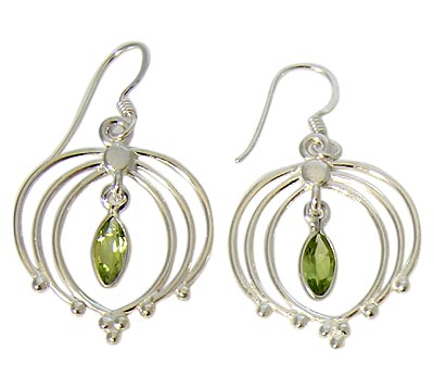 SKU 21102 - a Peridot Earrings Jewelry Design image