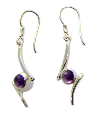 SKU 21109 - a Amethyst Earrings Jewelry Design image