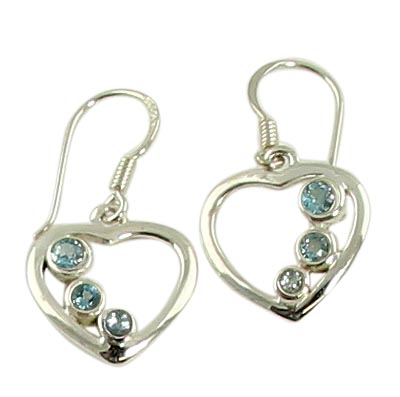 SKU 21112 - a Topaz Earrings Jewelry Design image