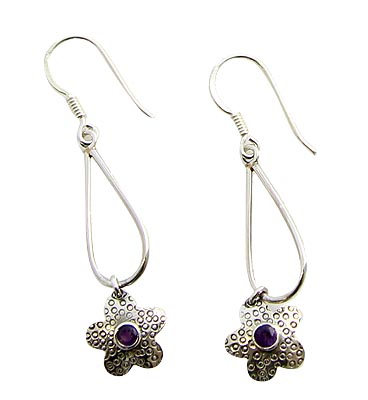 SKU 21114 - a Amethyst Earrings Jewelry Design image
