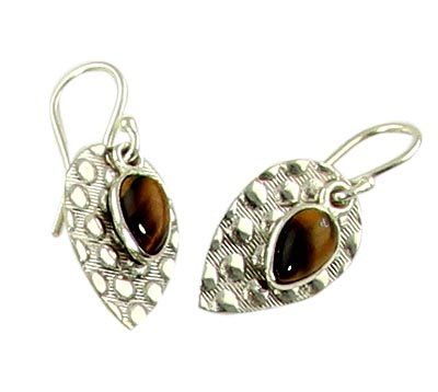 SKU 21127 - a Tiger eye Earrings Jewelry Design image