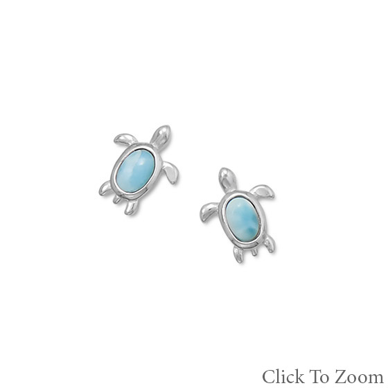 SKU 21727 - a Larimar earrings Jewelry Design image