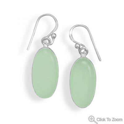 SKU 21730 - a Chalcedony earrings Jewelry Design image