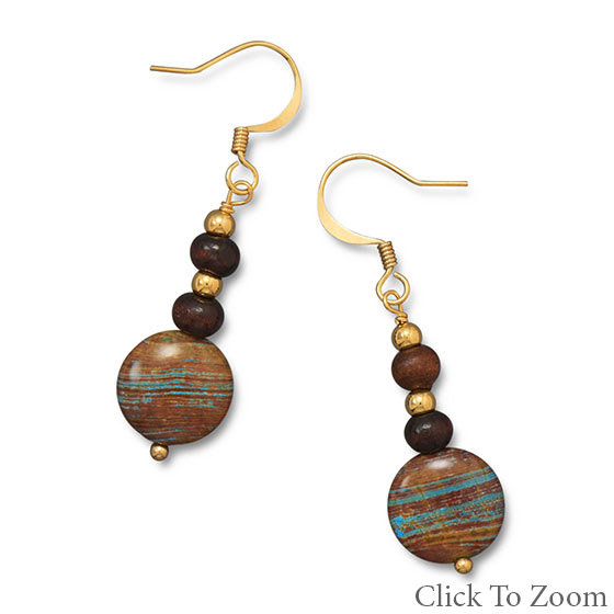 SKU 21748 - a Multi-stone earrings Jewelry Design image