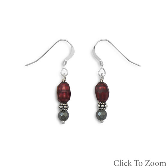 SKU 21750 - a Multi-stone earrings Jewelry Design image