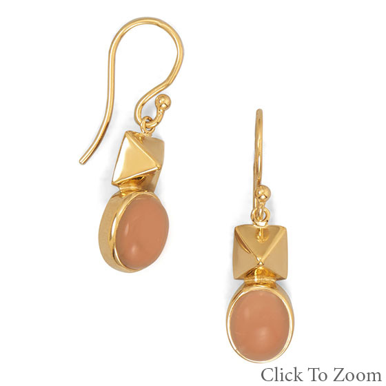 SKU 21757 - a Moonstone earrings Jewelry Design image