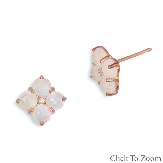 SKU 21760 - a Multi-stone earrings Jewelry Design image