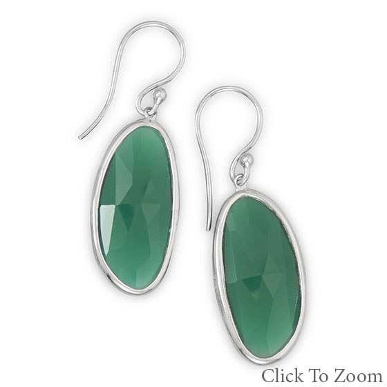 SKU 21761 - a Onyx earrings Jewelry Design image