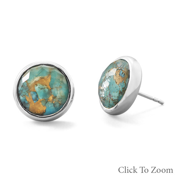 SKU 21773 - a Turquoise earrings Jewelry Design image