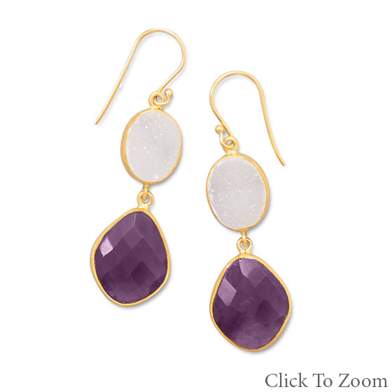 SKU 21778 - a Multi-stone earrings Jewelry Design image