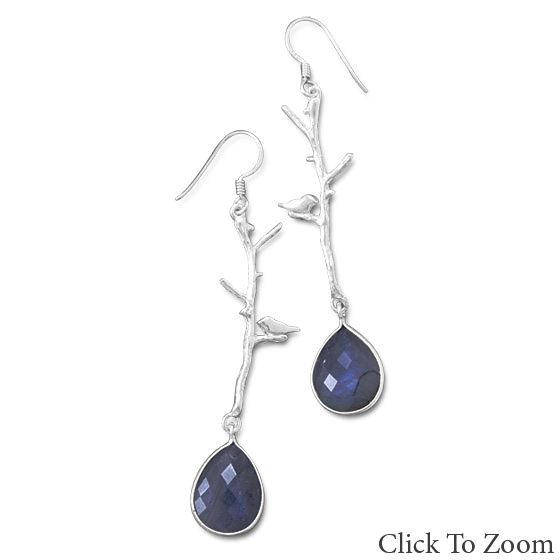 SKU 21784 - a Labradorite earrings Jewelry Design image