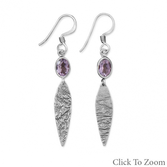 SKU 21787 - a Amethyst earrings Jewelry Design image