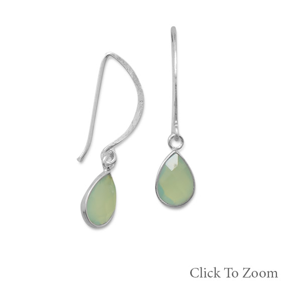 SKU 21791 - a Chalcedony earrings Jewelry Design image