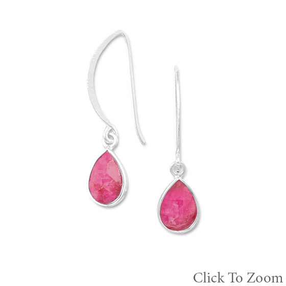 SKU 21795 - a Ruby earrings Jewelry Design image