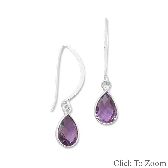 SKU 21798 - a Amethyst earrings Jewelry Design image