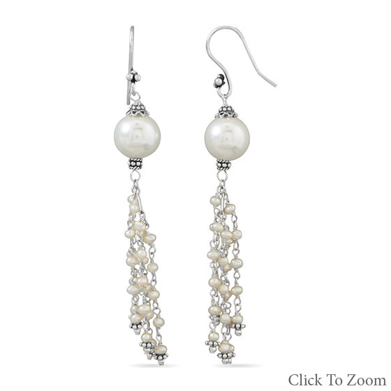 SKU 21805 - a Pearl earrings Jewelry Design image