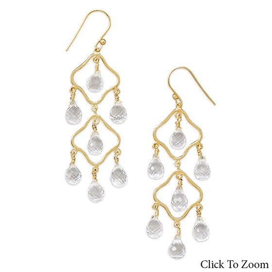 SKU 21806 - a Quartz earrings Jewelry Design image