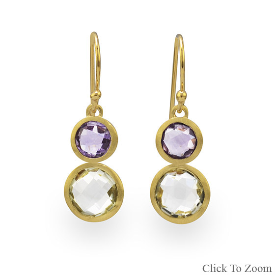 SKU 21812 - a Multi-stone earrings Jewelry Design image