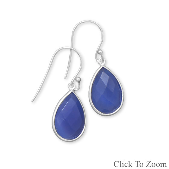 SKU 21818 - a Chalcedony earrings Jewelry Design image