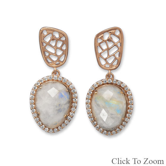 SKU 21820 - a Multi-stone earrings Jewelry Design image