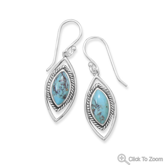 SKU 21839 - a Turquoise earrings Jewelry Design image