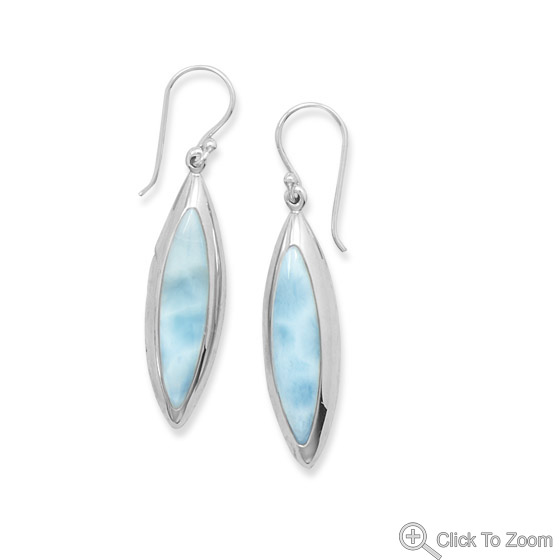 SKU 21841 - a Larimar earrings Jewelry Design image