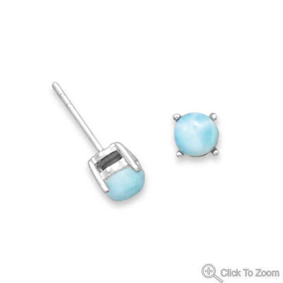 SKU 21845 - a Larimar earrings Jewelry Design image