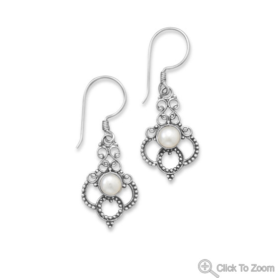 SKU 21846 - a Pearl earrings Jewelry Design image