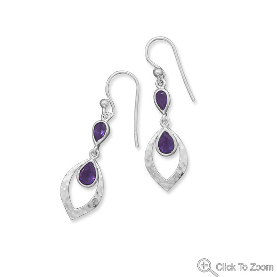 SKU 21854 - a Amethyst earrings Jewelry Design image