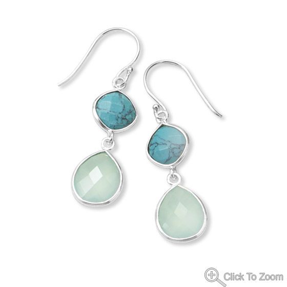 SKU 21855 - a Multi-stone earrings Jewelry Design image