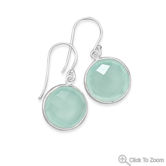 SKU 21856 - a Chalcedony earrings Jewelry Design image