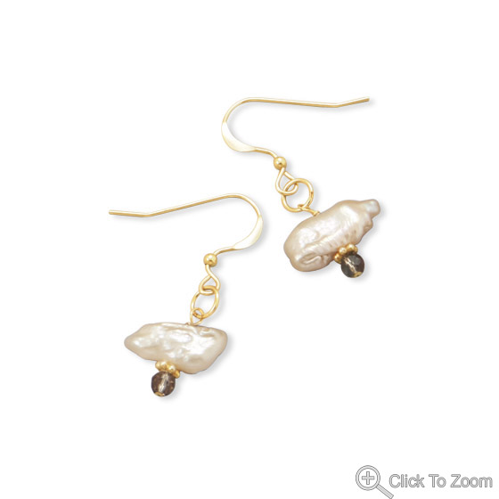 SKU 21860 - a Pearl earrings Jewelry Design image