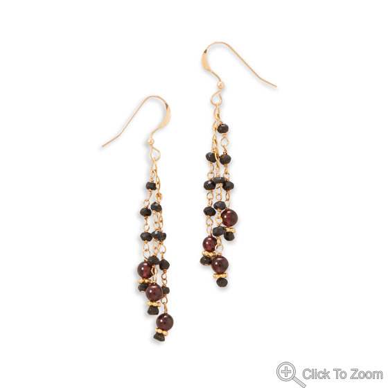SKU 21863 - a Multi-stone earrings Jewelry Design image