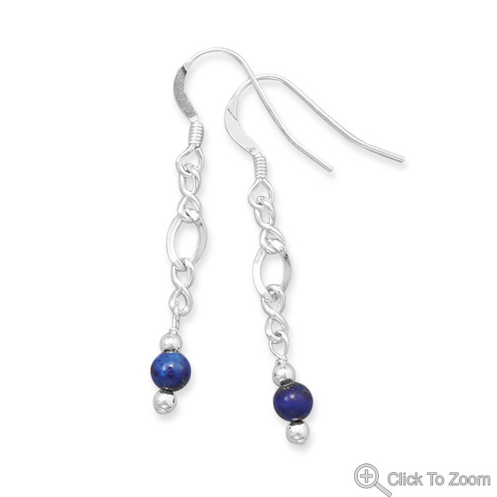 SKU 21864 - a Lapis lazuli earrings Jewelry Design image