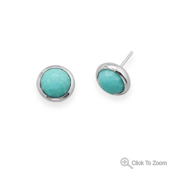 SKU 21865 - a Turquoise earrings Jewelry Design image