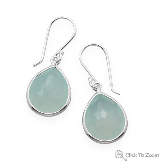 SKU 21869 - a Chalcedony earrings Jewelry Design image