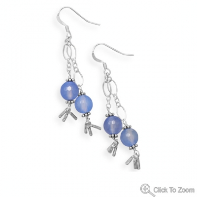 SKU 21873 - a Agate earrings Jewelry Design image