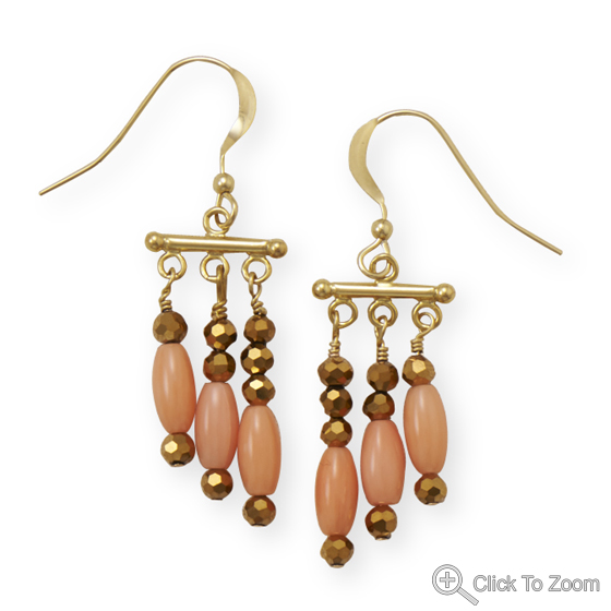 SKU 21876 - a Multi-stone earrings Jewelry Design image