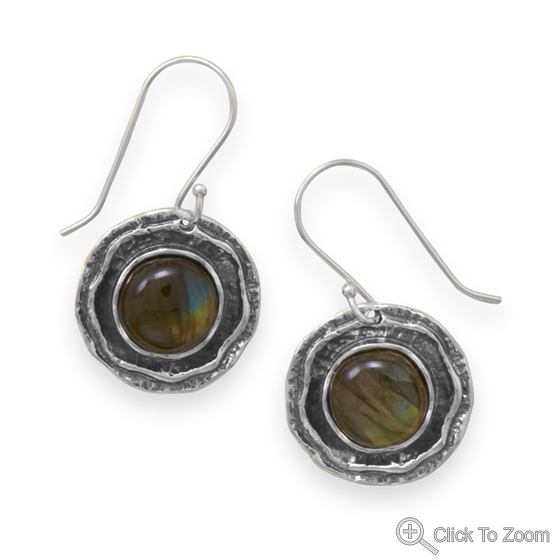 SKU 21878 - a Labradorite earrings Jewelry Design image