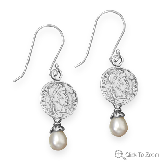 SKU 21879 - a Pearl earrings Jewelry Design image
