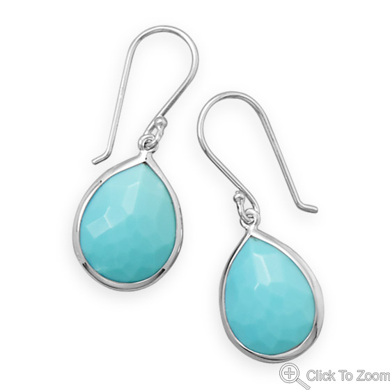 SKU 21884 - a Turquoise earrings Jewelry Design image