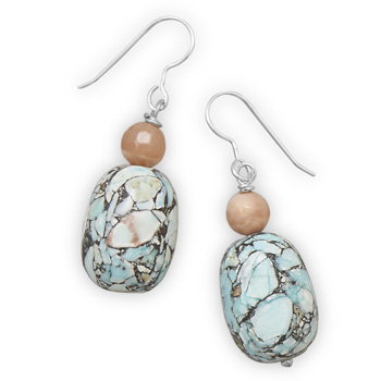 SKU 21885 - a Multi-stone earrings Jewelry Design image
