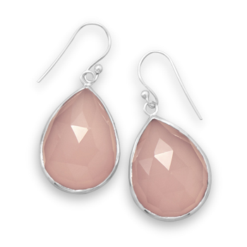 SKU 21890 - a Chalcedony earrings Jewelry Design image