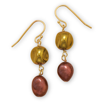 SKU 21899 - a Pearl earrings Jewelry Design image