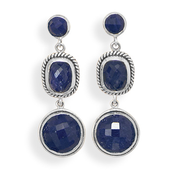 SKU 21908 - a Sapphire earrings Jewelry Design image