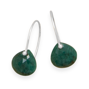 SKU 21910 - a Emerald earrings Jewelry Design image