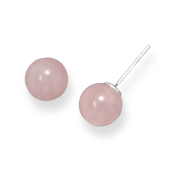 SKU 21916 - a Rose Quartz earrings Jewelry Design image