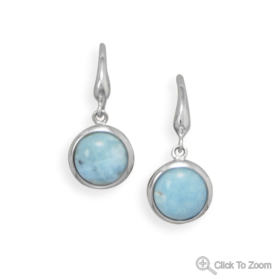 SKU 21920 - a Larimar earrings Jewelry Design image