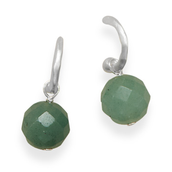 SKU 21926 - a Aventurine earrings Jewelry Design image